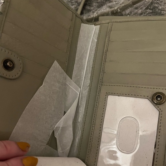 NWT Anna by Anuschka Peacock Painted Cross Body - Picture 4 of 7